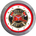 Neonetics || Neonetics Fire Department Neon Clock 8FIRED