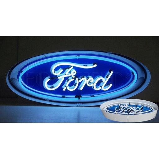 Neonetics || Neonetics Ford Oval Neon Sign In Metal Can 5FOVCN