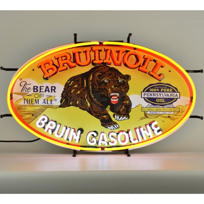 Neonetics || Neonetics Gas - Bruinoil Bruin Gasoline Neon Sign 5GSBRN
