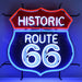 Neonetics || Neonetics Historic Route 66 Neon Sign With Backing 5RT66B