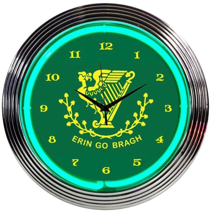 Neonetics || Neonetics Irish Erin Go Bragh Neon Clock 8IRISH