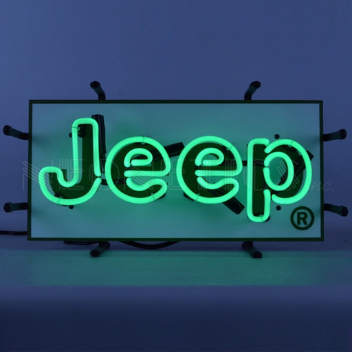 Neonetics || Neonetics Jeep Green Junior Neon Sign 5JEEPS