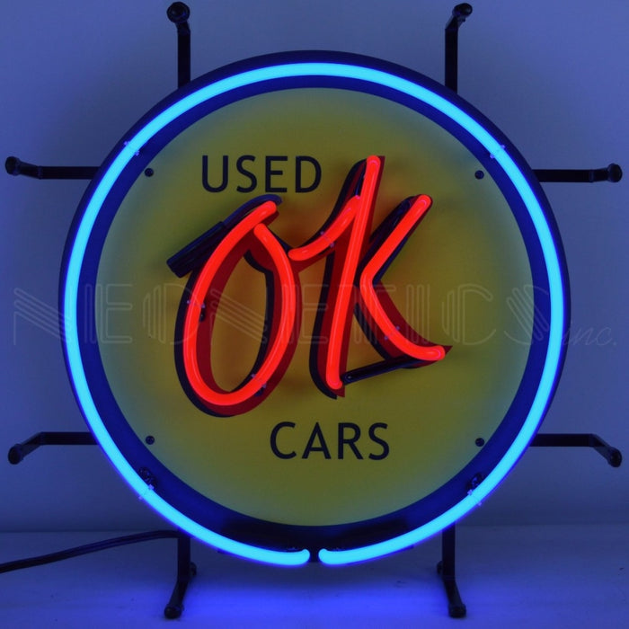 Neonetics || Neonetics Ok Used Cars Junior Neon Sign 5SMLOK