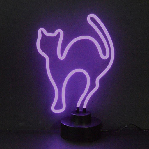 Neonetics || Neonetics Purple Cat Neon Sculpture 4CATMM