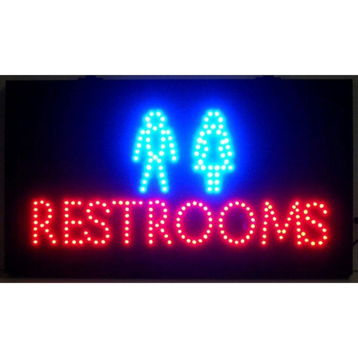 Neonetics || Neonetics Restrooms LED Sign 5RRLED