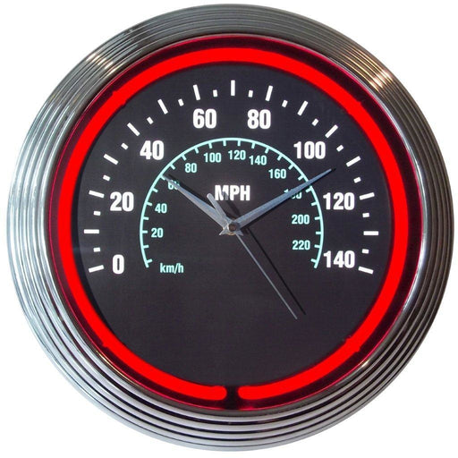 Neonetics || Neonetics Speedometer Neon Clock 8SPDOM