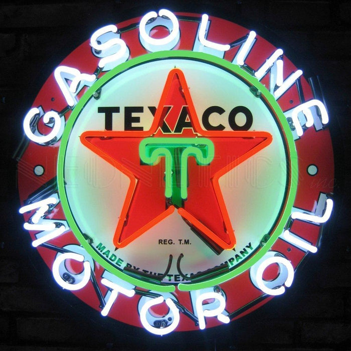 Neonetics || Neonetics Texaco Gasoline Neon Sign 5TXOIL