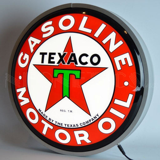 Neonetics || Neonetics Texaco Motor Oil 15 Inch Backlit LED Lighted Sign 7TXOIL