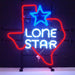 Neonetics || Neonetics Texas Lone Star Neon Sign 5TXSTR