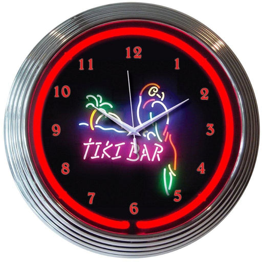 Neonetics || Neonetics Tiki Bar Neon Clock 8TIKIX