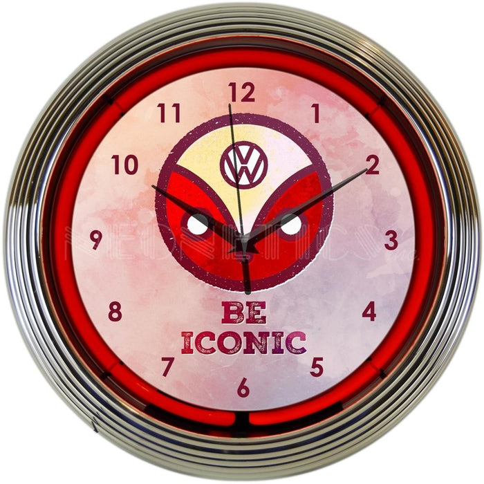 Neonetics || Neonetics Volkswagen Be Iconic Neon Clock 8VWICN