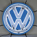 Neonetics || Neonetics Volkswagen Vw Round Neon Sign 5VWSGN