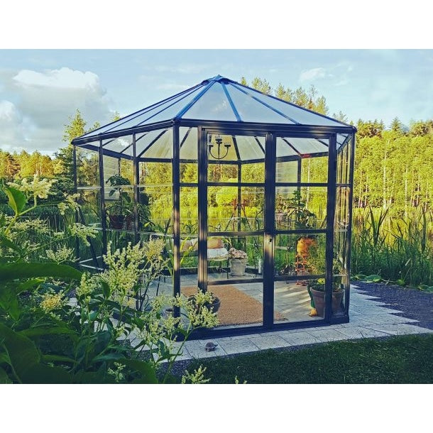 Canopia by Palram || Oasis 12 ft. Greenhouse Kit - Grey Structure & Hybrid Panels
