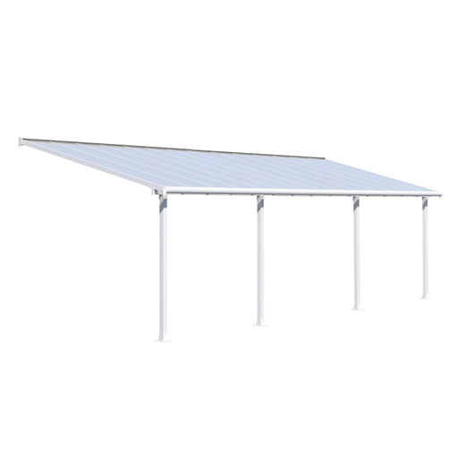 Canopia by Palram || Olympia 10' x 28' Patio Cover - White/White