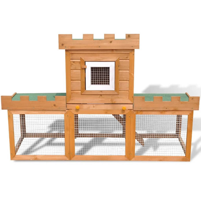 vidaXL || Outdoor Large Rabbit Hutch House Pet Cage Single House 170173