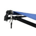 Aleko Products || Retractable Black Frame Patio Awning 13 x 10 Feet - Blue