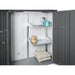 Biohort || Romeo Storage Locker 4' x 2' x 5' - Dark Gray