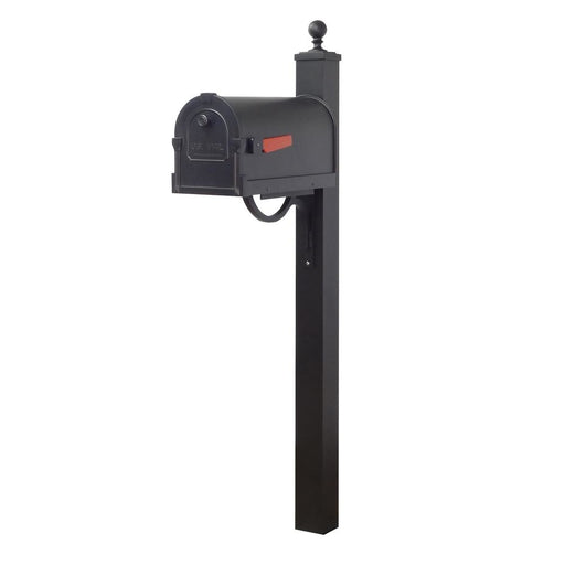 Special Lite Products || Savannah Curbside Mailbox and Springfield Direct Burial Mailbox Post Smooth Square