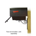 Special Lite Products || Savannah Curbside Mailbox with Newspaper tube and Baldwin front single mailbox mounting bracket