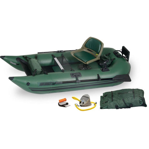 Sea Eagle || Sea Eagle 285 Frameless Pontoon Boat Inflatable Fishing Boat Pro Angler Package 285FPBK_P