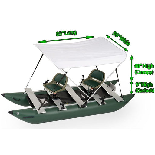 Sea Eagle 375fc FoldCat Pro Angler Inflatable Pontoon Fishing Boat