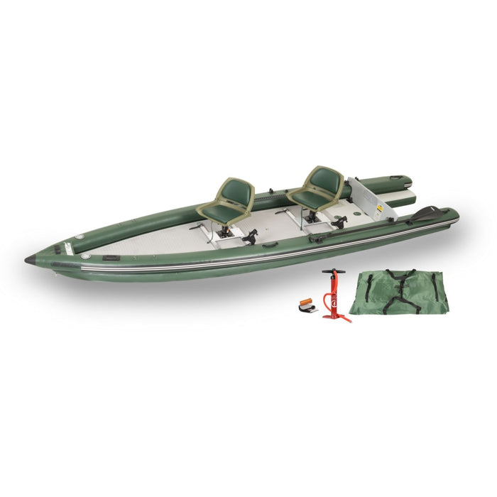 Sea Eagle  FishSkiff™ 16 Inflatable Fishing Boat 2 Person Swivel Seat  Package FSK16K_SW — Garage Department