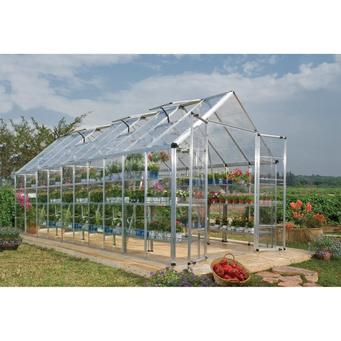 Canopia by Palram || Snap & Grow 8' x 24' Greenhouse - Silver