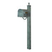 Special Lite Products || Springfield Direct Burial Mailbox Post Smooth Square Decorative Aluminum