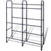 vidaXL || Steel Shelf for 6 Crates 240971