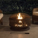Sunjoy || Sunjoy 30 in. Outdoor Fire Pit Black Steel Patio Fire Pit Backyard Wood Burning Fire Pit with Spark Screen and Fire Poker