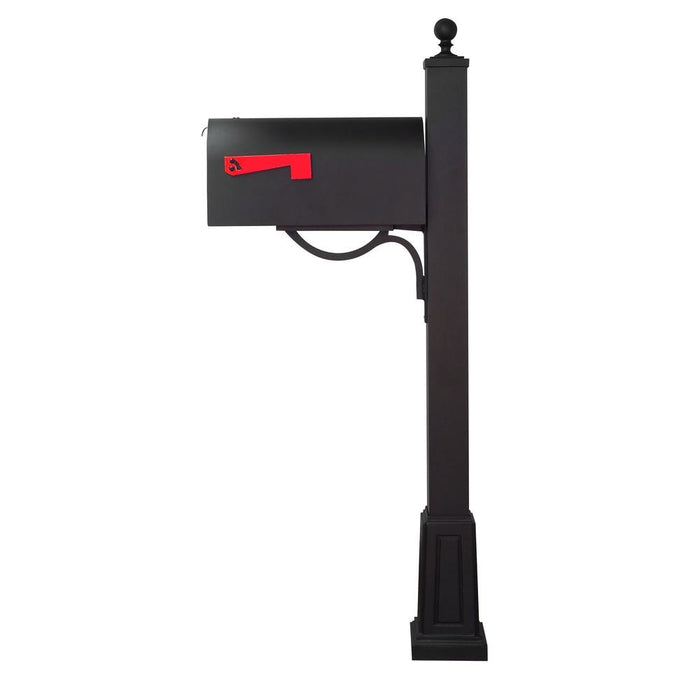 Special Lite Products || Titan Aluminum Curbside Mailbox and Springfield Mailbox Post with Base