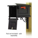 Special Lite Products || Traditional Curbside Mailbox with Baldwin front single mailbox mounting bracket