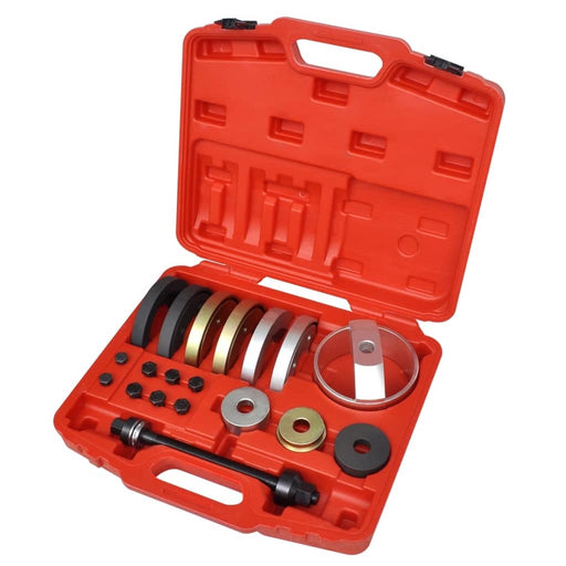 vidaXL || Universal 19 pcs Compact Front Wheel Hub Drive Bearing Puller Removal Tool Kit 210342