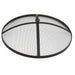 vidaXL || vidaXL 2-in-1 Fire Pit and BBQ with Poker 23.2"x23.2"x23.6" Stainless Steel 313360