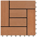 vidaXL || vidaXL 22 pcs Decking Tiles 11.8"x11.8" 2 sqm WPC Brown 277798