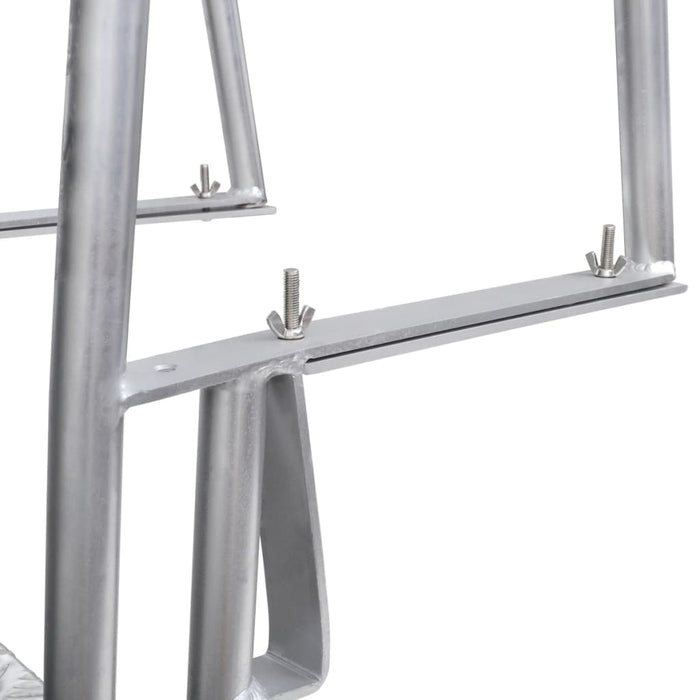 vidaXL || vidaXL 4-Step Dock/Pool Ladder Aluminum 65.7" 91197