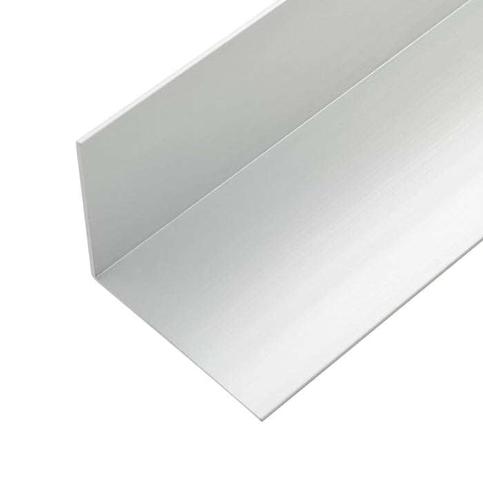 vidaXL || vidaXL 5 pcs Decking Angle Trims Aluminium 66.9" Silver 45017