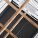 vidaXL || vidaXL Bird Cage with Roof Black 26"x26"x61" Steel 170409