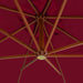 vidaXL || vidaXL Cantilever Umbrella with Wooden Pole 157.5"x118.1" Bordeaux Red 44493