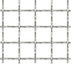 vidaXL || vidaXL Crimped Garden Wire Fence Stainless Steel 19.7"x19.7" 1.2"x1.2"x0.1" 142290