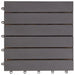 vidaXL || vidaXL Decking Tiles 10 pcs Gray Wash 11.8"x11.8" Solid Acacia Wood 46586