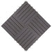 vidaXL || vidaXL Decking Tiles 20 pcs Gray Wash 11.8"x11.8" Solid Acacia Wood 3054432