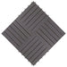 vidaXL || vidaXL Decking Tiles 30 pcs Gray Wash 11.8"x11.8" Solid Acacia Wood 3054433