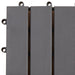vidaXL || vidaXL Decking Tiles 30 pcs Gray Wash 11.8"x11.8" Solid Acacia Wood 3054435
