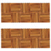 vidaXL || vidaXL Decking Tiles Vertical Pattern 11.8"x11.8" Acacia Set of 20 271790