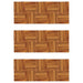 vidaXL || vidaXL Decking Tiles Vertical Pattern 11.8"x11.8" Acacia Set of 30 271791