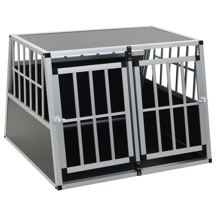 vidaXL || vidaXL Dog Cage with Double Door 37"x34.6"x27.2" 170665
