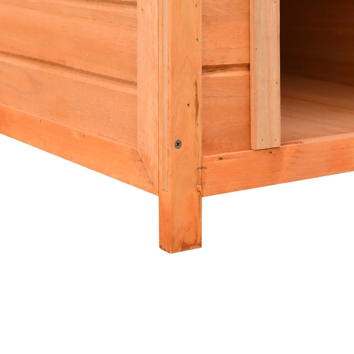 vidaXL || vidaXL Dog House Solid Pine & Fir Wood 28.3"x33.5"x32.3" 170639