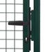 vidaXL || vidaXL Fence Gate Steel 39.4"x78.7" Green 145736