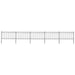 vidaXL || vidaXL Garden Fence with Hoop Top Steel 27.9ft Black 277660